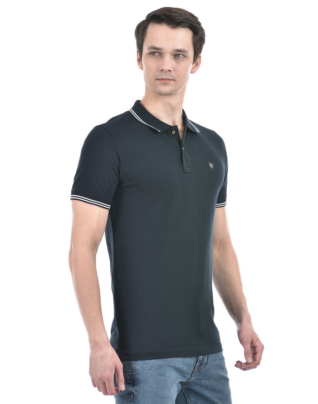 Numero Uno Men Solid Navy T-Shirt